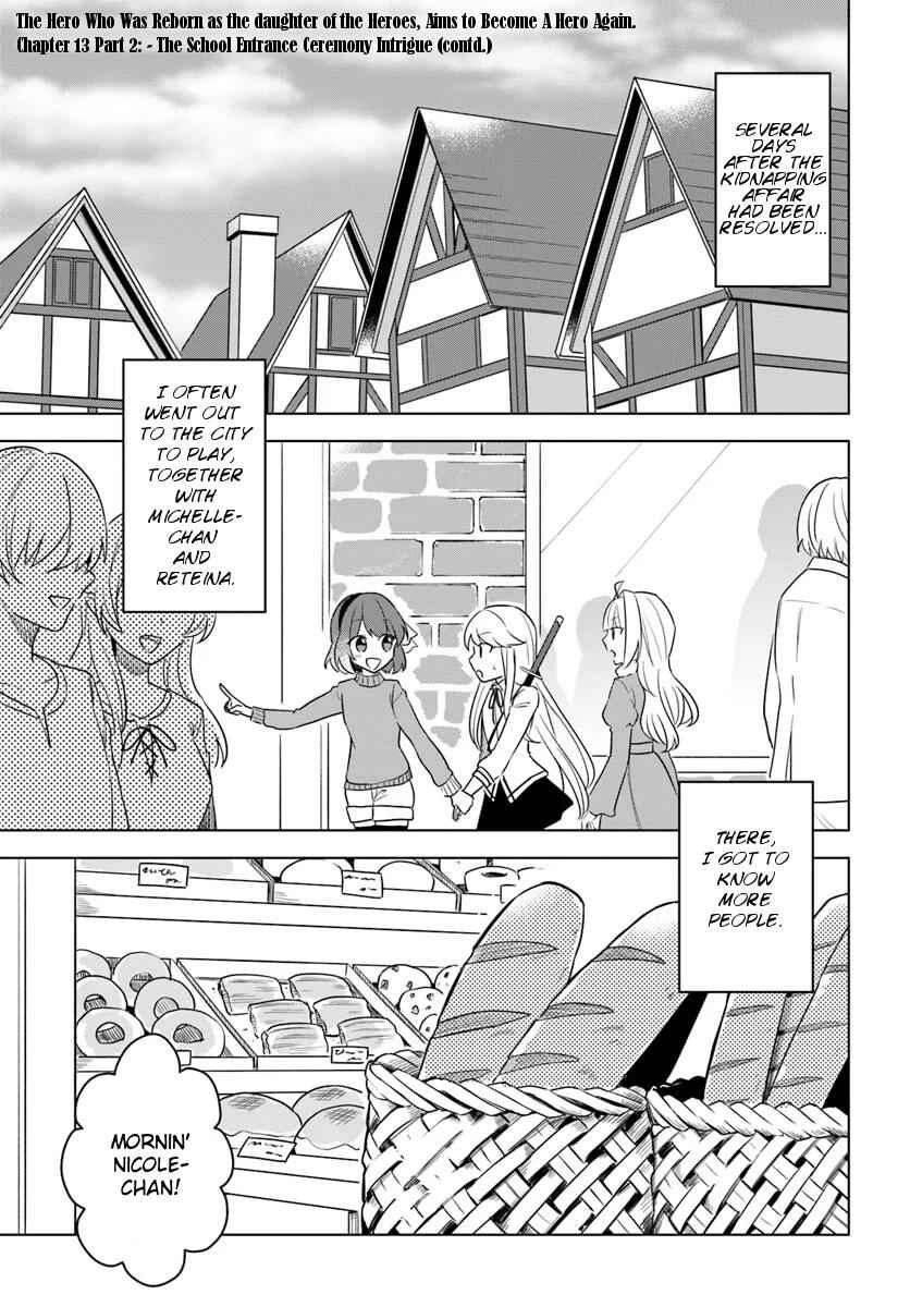 Eiyuu No Musume To Shite Umarekawatta Eiyuu Wa Futatabi Eiyuu O Mezasu Chapter 13.2 1